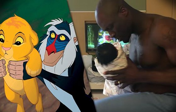 Black Fatherhood: This Brother Of Omega Psi Phi “Introduced” His Newborn To The World “Lion King” Style