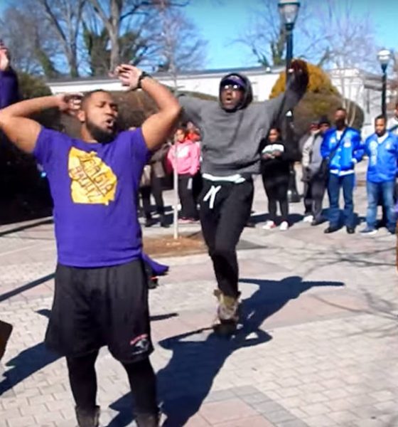 This Is How The Brothers Of Omega Psi Phi At Clark Atlanta Do A Yard Show!
