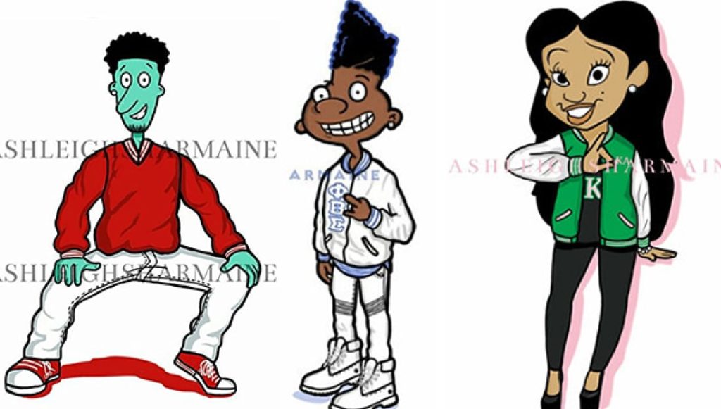 Black fraternity cartoons