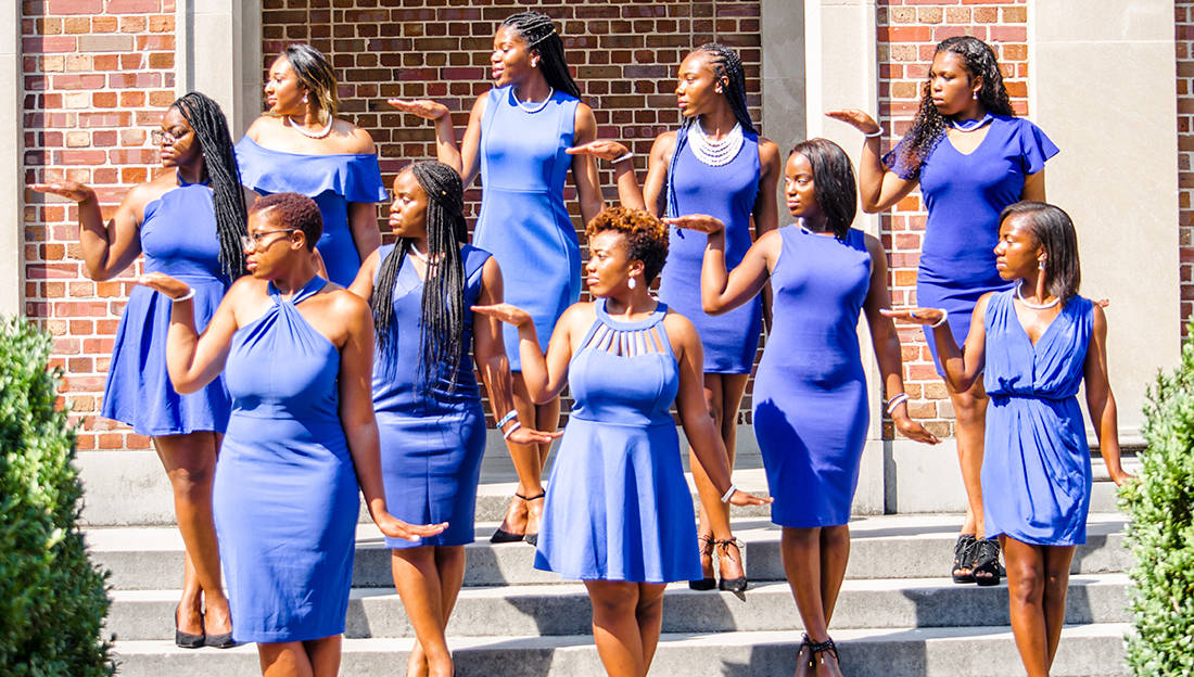 The Women of Zeta Phi Beta at UNC Chapel Hill Just Did this Beautiful Photo...