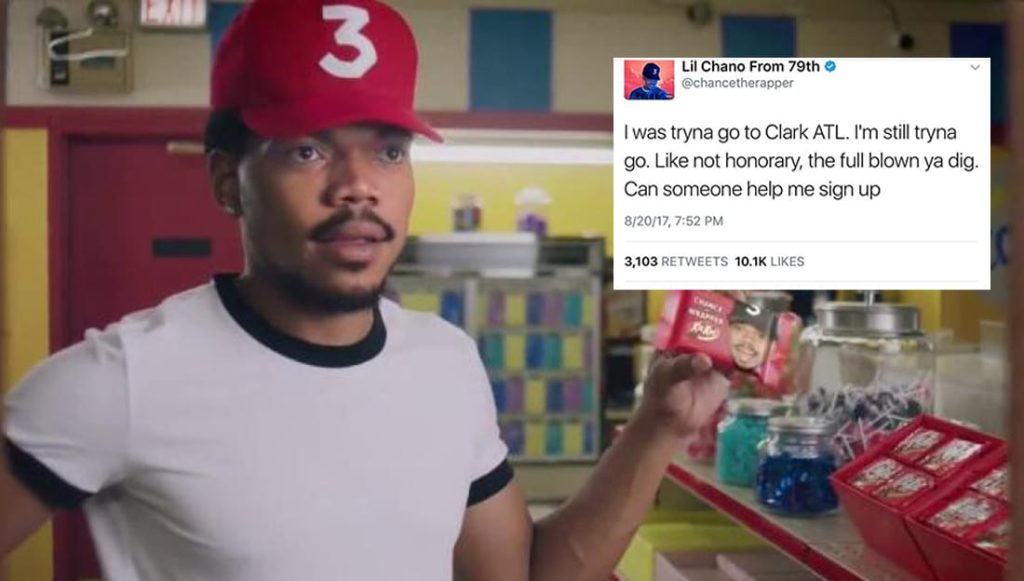 Chance the rapper morehouse