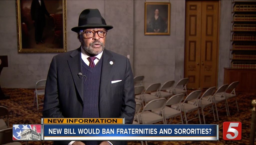Fraternity ban