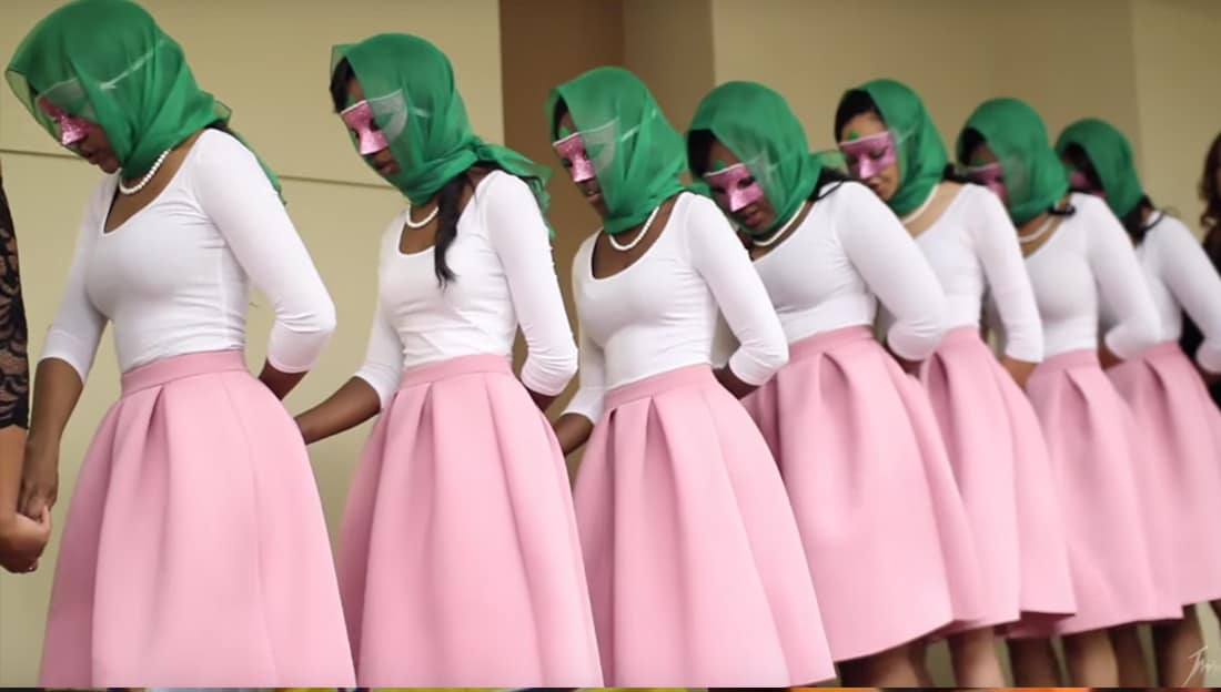 This Is How The Women of Alpha Kappa Alpha Reveal New Lines at of at San Antonio - The Yard