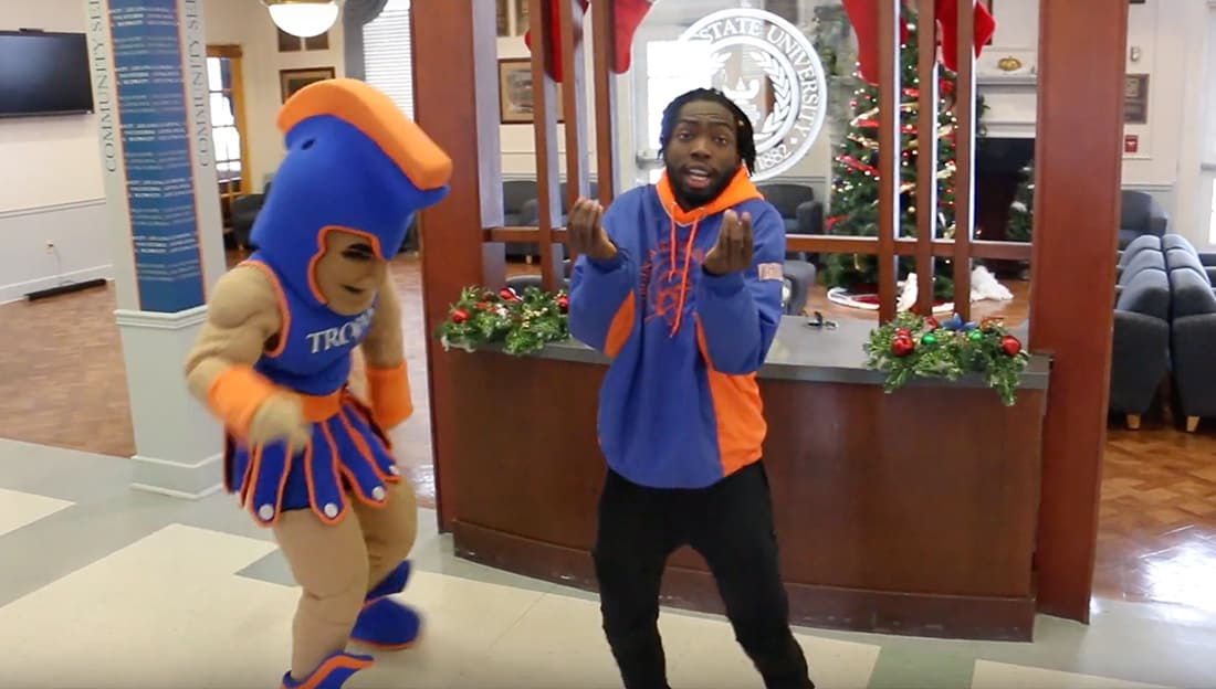This Virginia State University Student Is About To Go Viral For His HBCU  Graduation Remix of Kanye's Touch The Sky - Watch The Yard