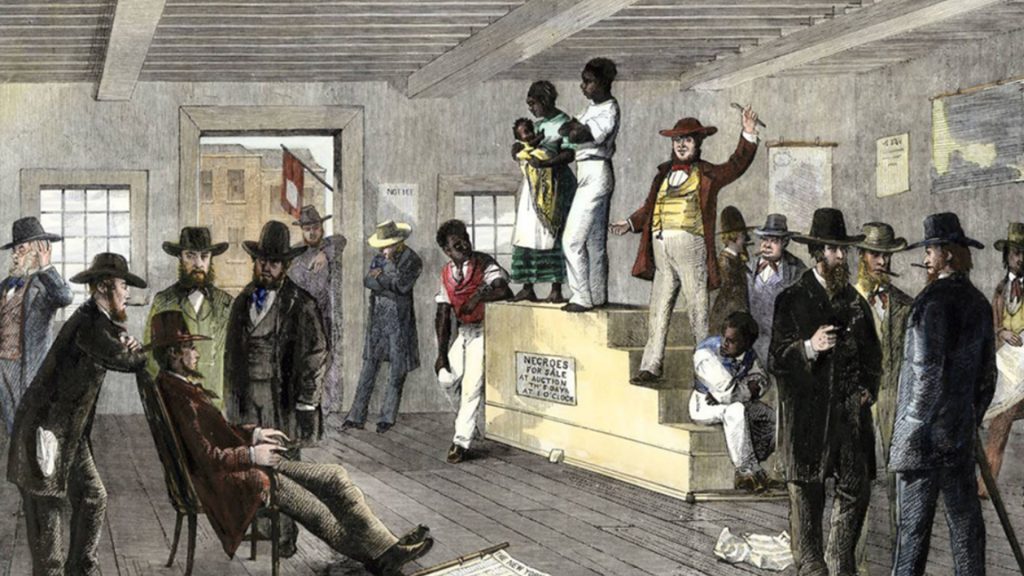 Slave auction