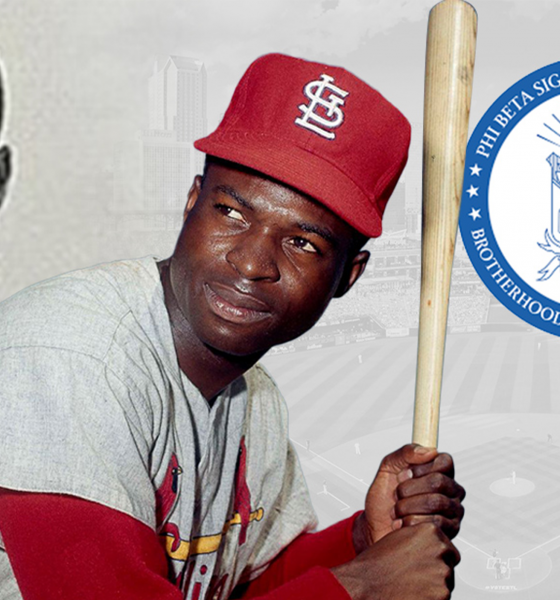 Hall of Fame Baseball Legend Lou Brock Was A Member of Phi Beta Sigma!