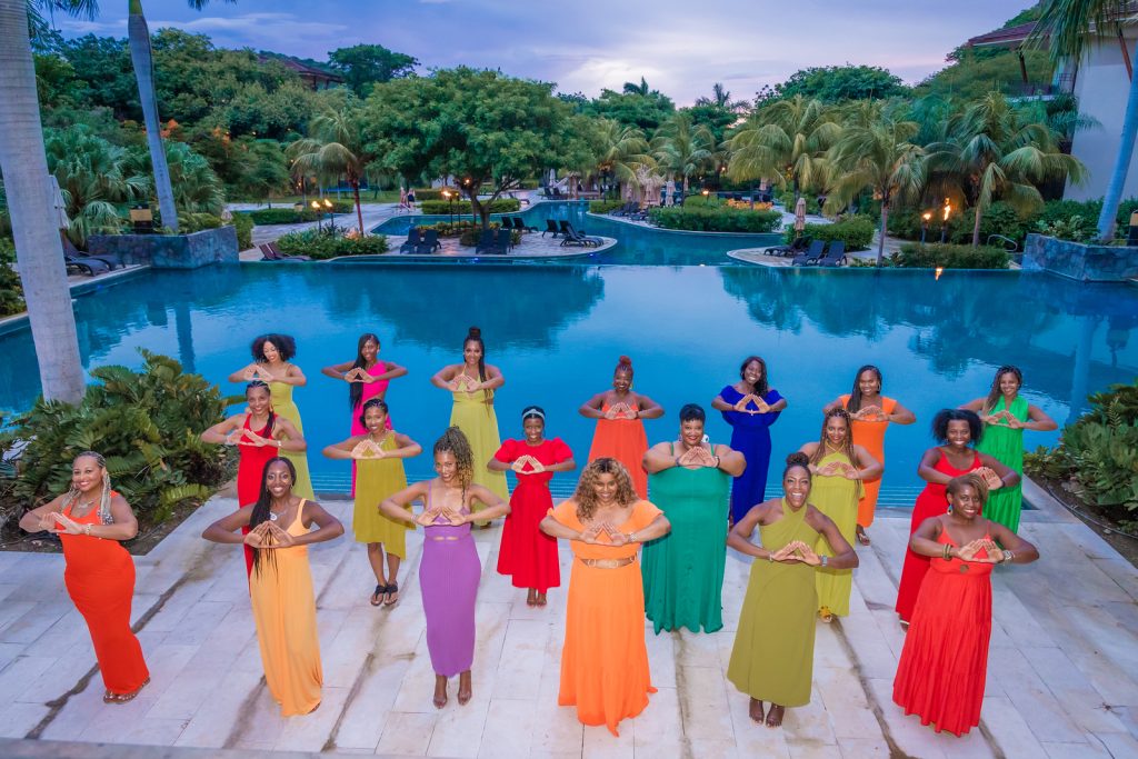 , The Spring 2002 Deltas From Spelman Did This STUNNING Photoshoot in Costa Rica to Celebrate Their 20th DELTAversary