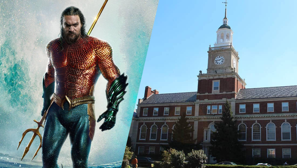 Howard swim team aquaman