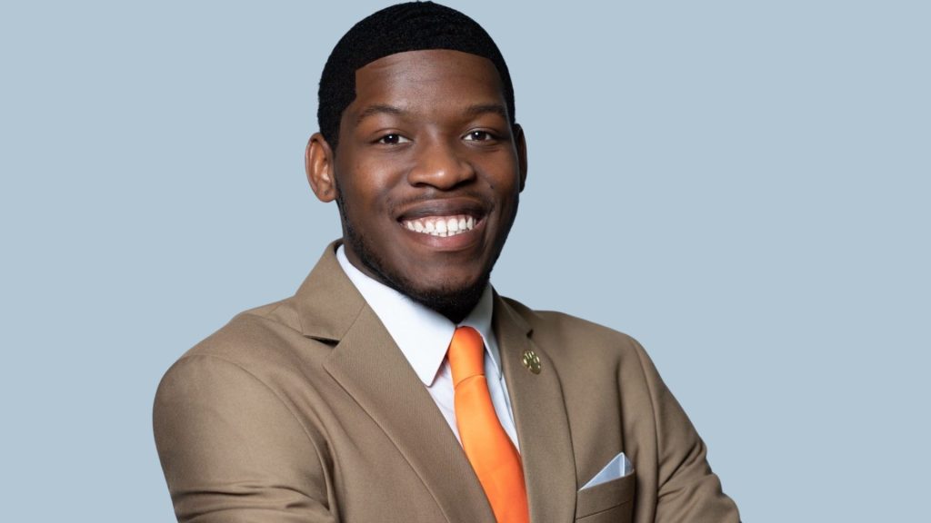 Edward Waters University  Student Government President Travales Woodard