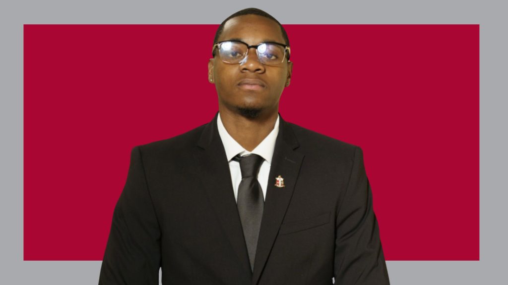 Virginia Union University Student Government President Rodney Manning Jr.