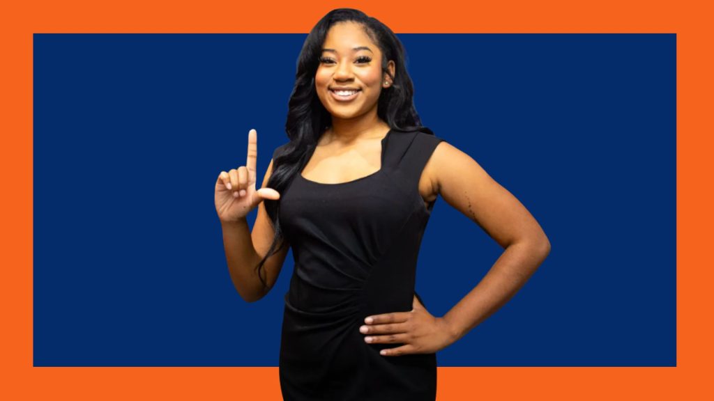 Langston University ‘s Student Government President Elise Thompson