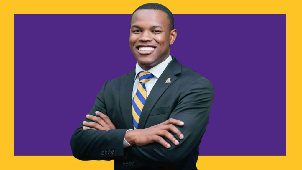 Prairie View A&M University ‘s Student Government President Jaquavous Doucette