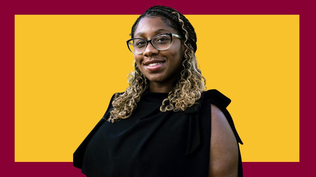 Central State University’s Student Government President Aleigha Williams