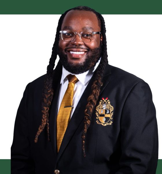 Chicago State University’s Student Government President Davaun Charles