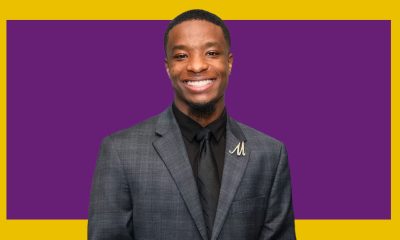 Miles College’s Student Government President Caleb Davis