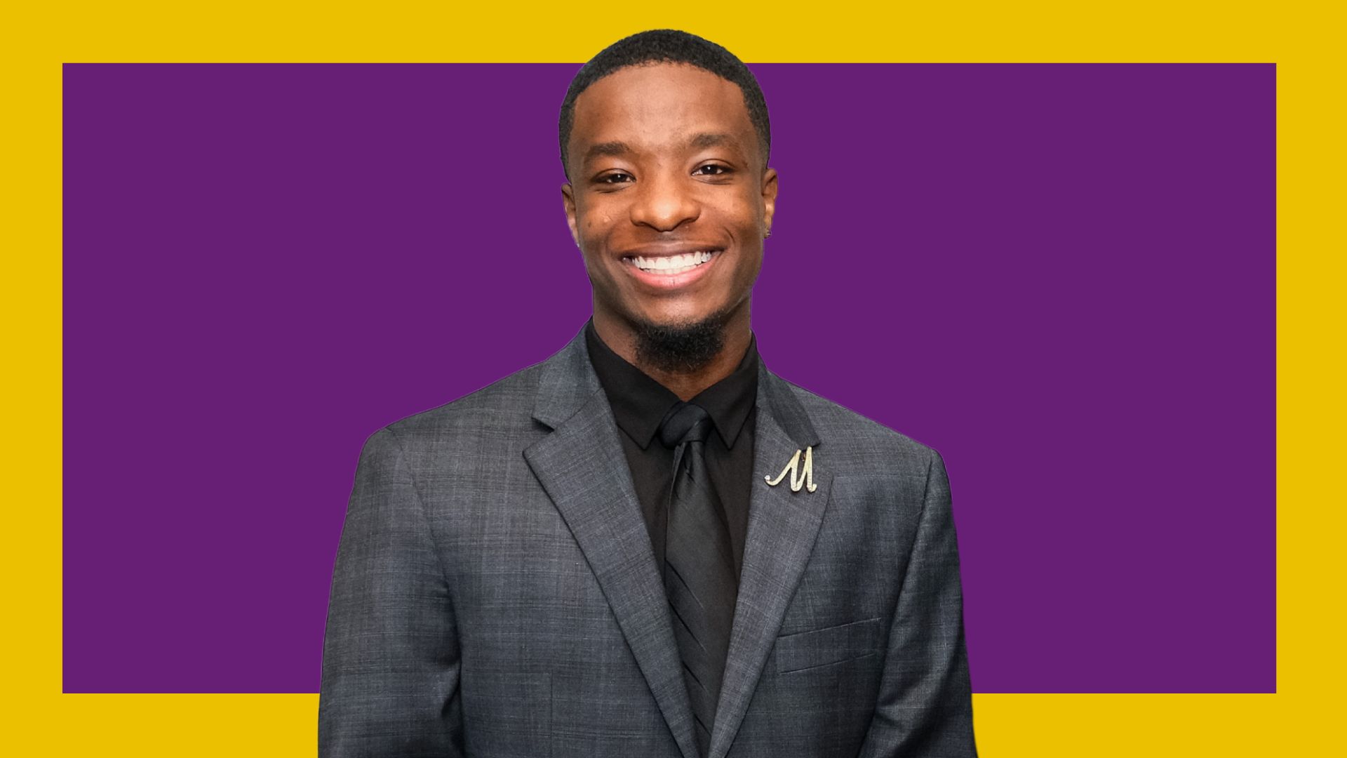 Miles College’s Student Government President Caleb Davis