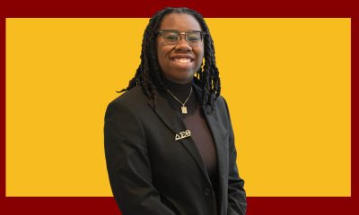Salisbury University’s Student Government President Jahnaiya Sutherland