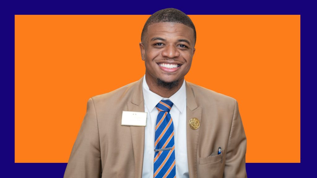 Savannah State University’s Student Government President Zaylen Gates