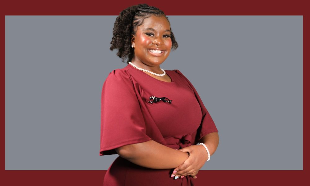 Virginia Union University’s Student Government President Ivi Armstrong Edlow